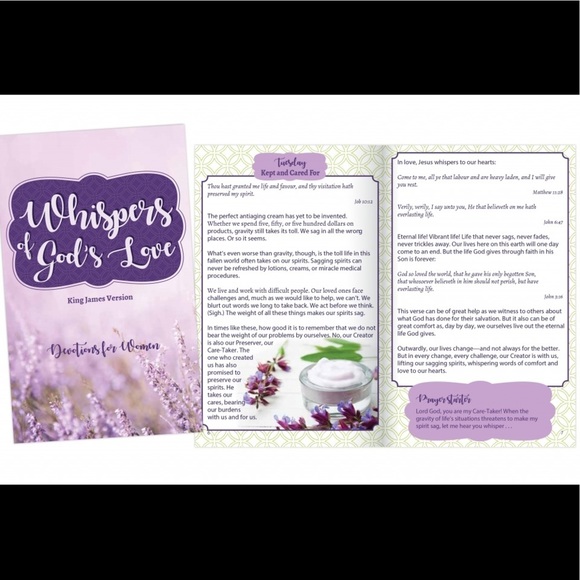 Whispers Of Gods Love Devotion Book & Pen Gift Set - Picture 3 of 7